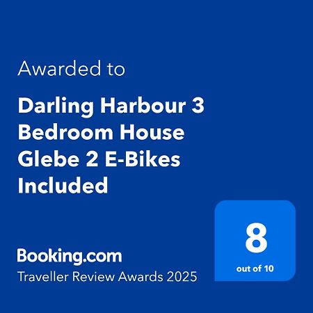 Darling Harbour 3 Bedroom House Glebe 2 E-Bikes Included سيدني المظهر الخارجي الصورة