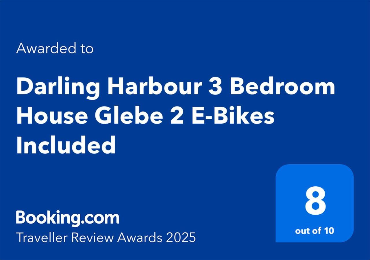 Darling Harbour 3 Bedroom House Glebe 2 E-Bikes Included سيدني المظهر الخارجي الصورة